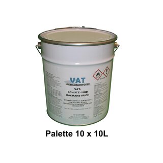 VAT Schutz- und Dachanstrich (Palette 10 x 10L)